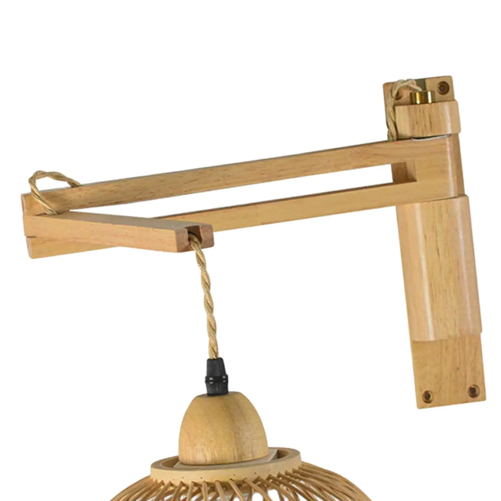 Farmhouse Rustic Wall Sconces Wall Mount Handmade Rattan Lamps Pendant Lights
