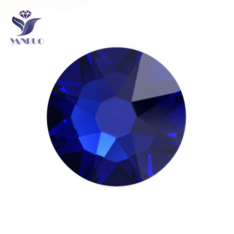 Yanruo 2088 Niet Hotfix 8 Grote 8 Kleine Diy Strass Kristal Stok Op Nagels Platte Achterkant Steentjes Voor Nail Art decoraties