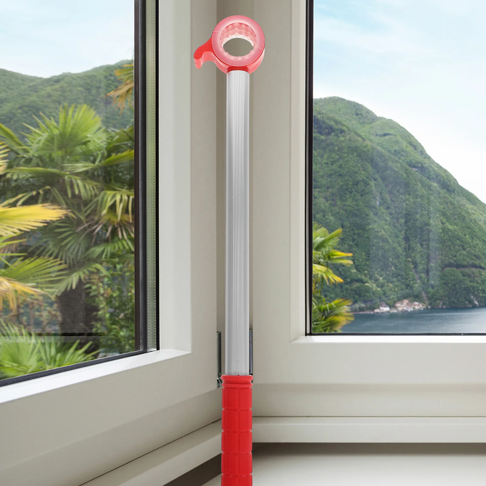 

Window Opening Rod Blind Assistant Tool Lightweight Alloy Awning Window Opener Push Pull Pole Hook Reach Rod Blinds Opening Pole