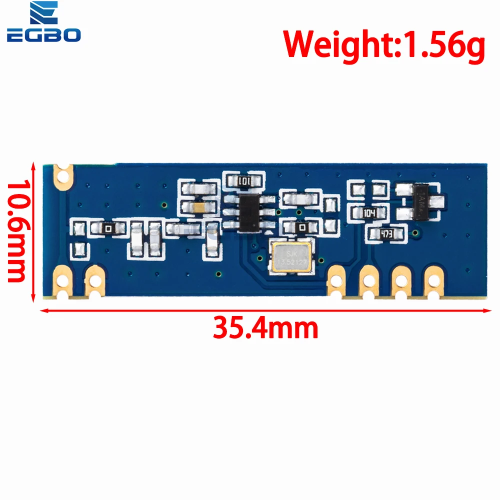 EGBO 1Set 433MHz 100 Meters Wireless Module Kit ASK Transmitter STX882 + ASK Receiver SRX882 + 2Pcs Copper Spring Antenna