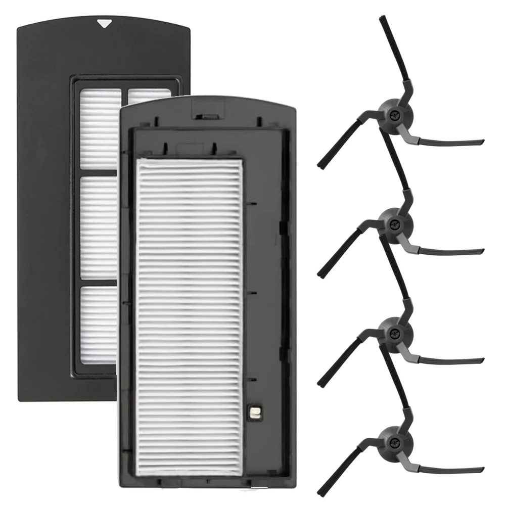Kit de filtros de aspiradora, cepillos laterales compatibles con Clean X9 Pro, accesorios de repuesto