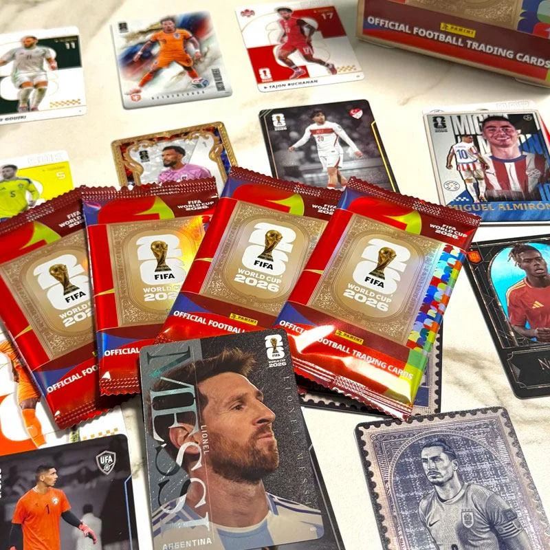 KAYOU Panini 2026 World Cup Football Collectible Card Messi Cristiano Ronaldo Mercural Merchandise CollectorEdition Card Gift view 4