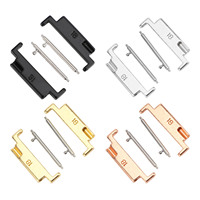 Watch Band Connection Adapter Metal Watch Band Adapter 1 Pair Stylish Easy To Install Replacement Part for 18-22mm Watch Bands