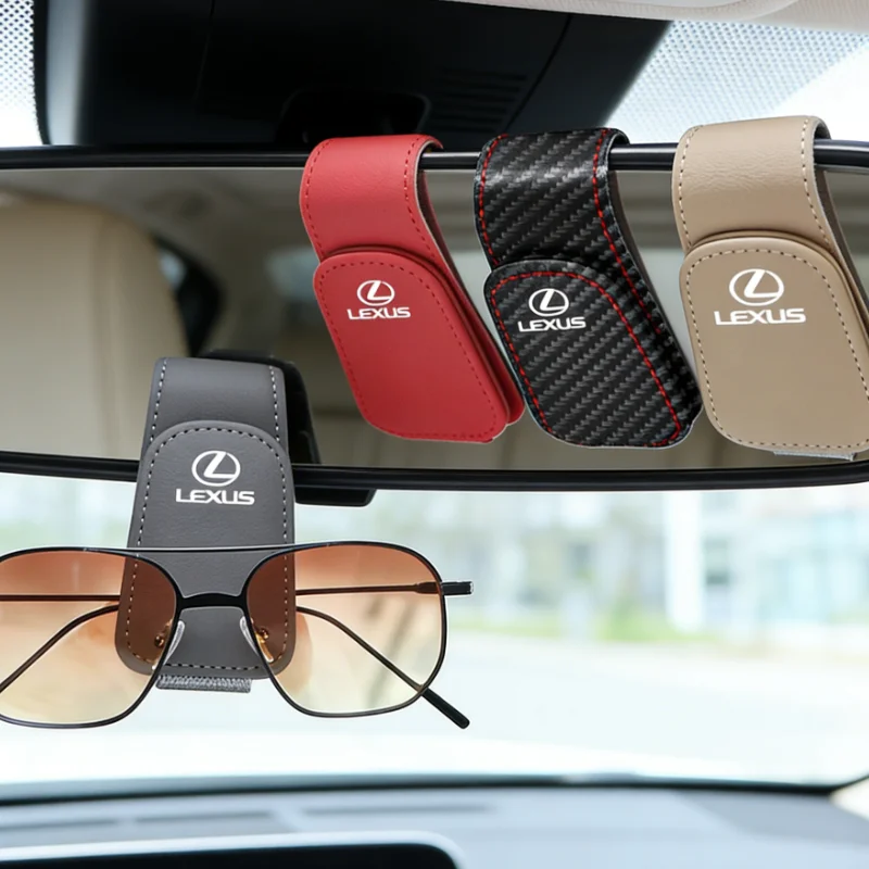 Clip para Gafas de Coche, Soporte para Gafas de Sol, Boletos y Tarjetas de Identificación para Lexus RX330 Fsport IS200 IS250 RX350 GX NX300h Ct200h ES300h IS300h RX400h UX