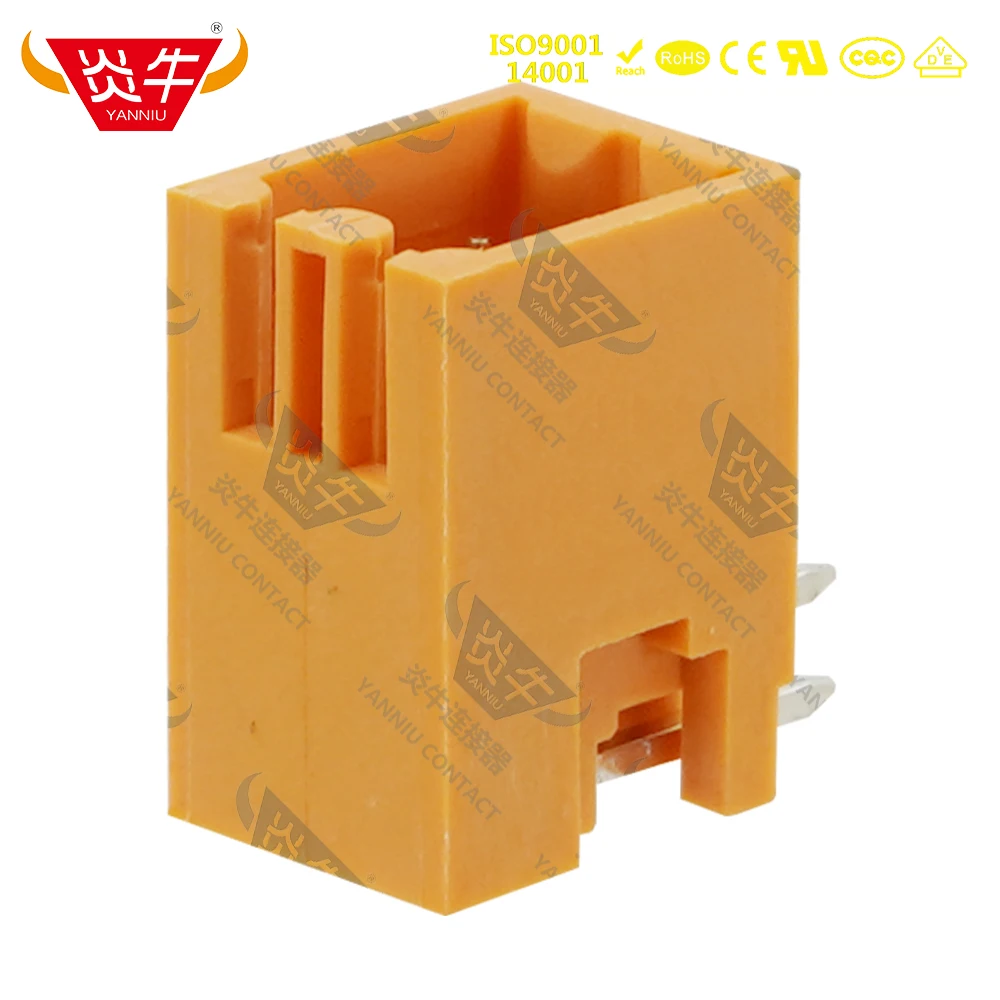 50Pcs KF2EDGERC 3.5MM DEGSON MALE WEIDMÜLLER B2CF GRID INSTRUMENTATION DOUBLE LAYER CONNECTOR PLUG-IN TERMINAL BLOCK YANNIU