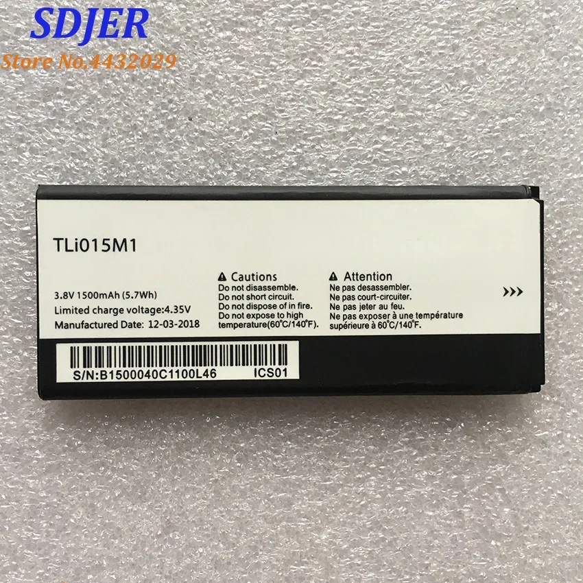 

New 1500mAh TLi015M1 Tli015M7 battery for Alcatel One Touch Pixi 4 03A PIXI 03A 03X 03F 03D Phone
