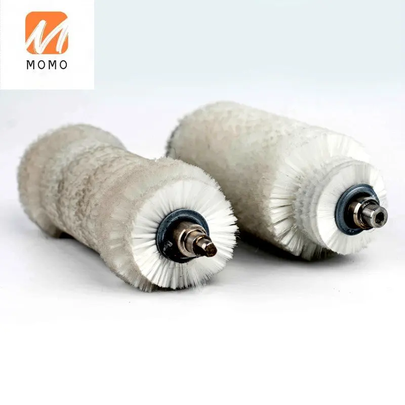 High quality nylon rotating roller brush for photovoltaic solar panel cleaning