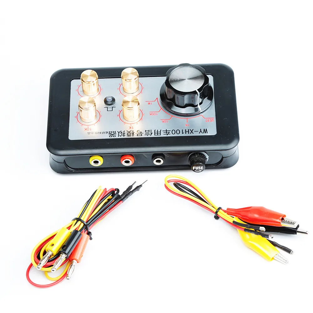 NEW! XH100 Automobile Signal Simulator Tester Can Test Water/fuel Temperature Sensor Rail Pressure Sensor Crankshaft Sensor