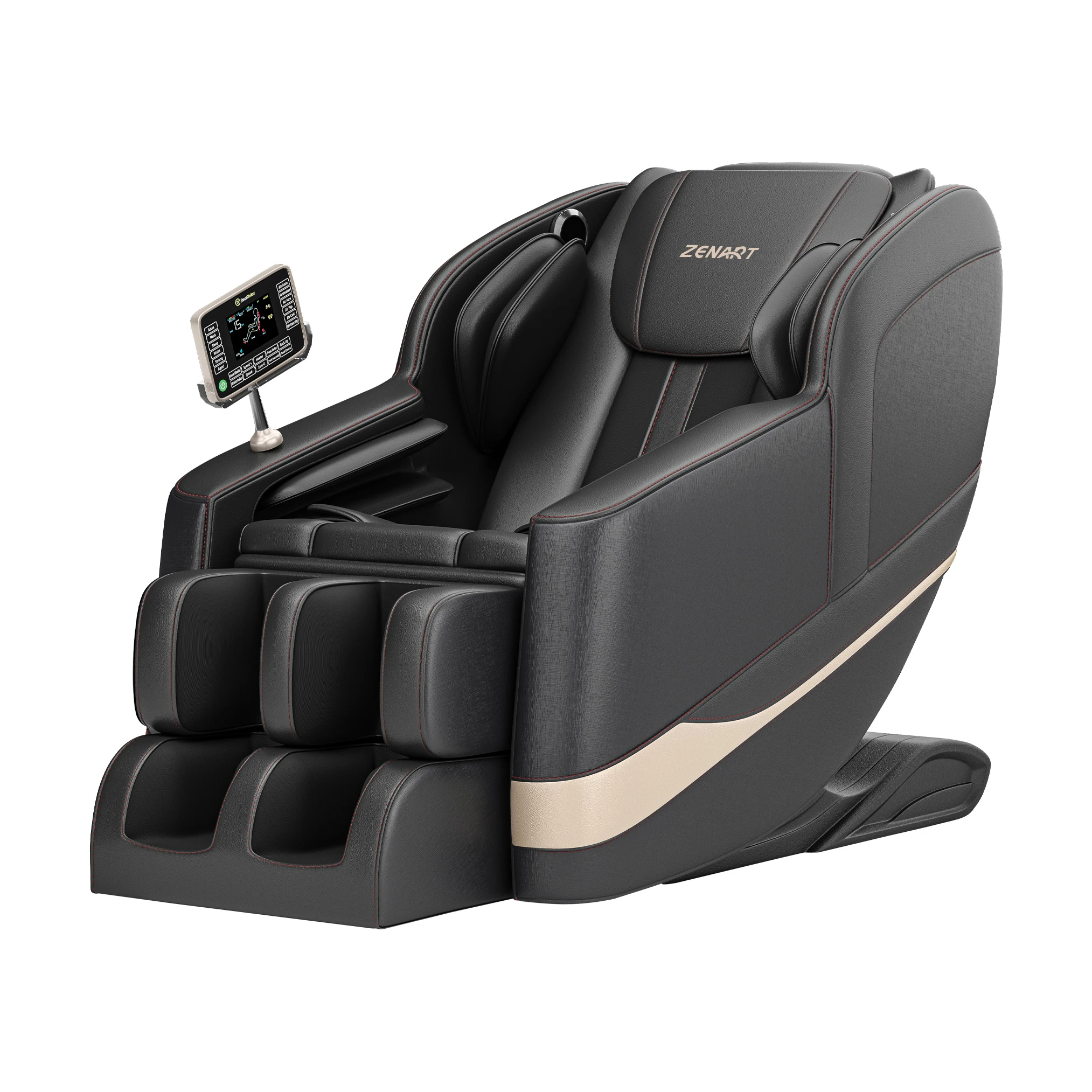 2024 New Massage Chair 3d luxury Full Body Zero Gravity Chair leather Heat Foot Roller with Electric Shiatsu Vibrating