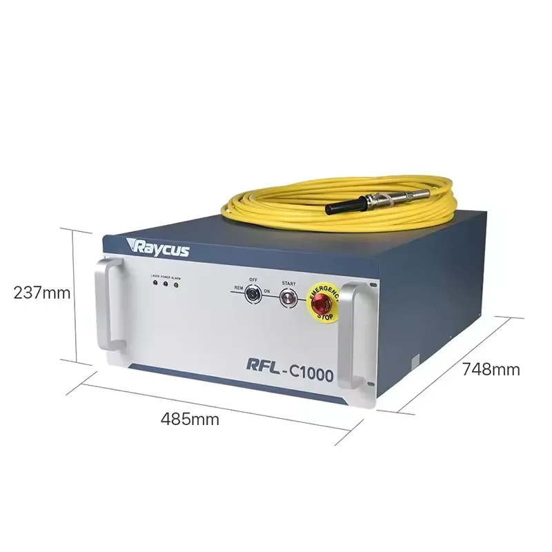 1000W  Raycus RFL-C1000 Laser Source Single Module CW Fiber Laser for Metal Laser Cutting Machine