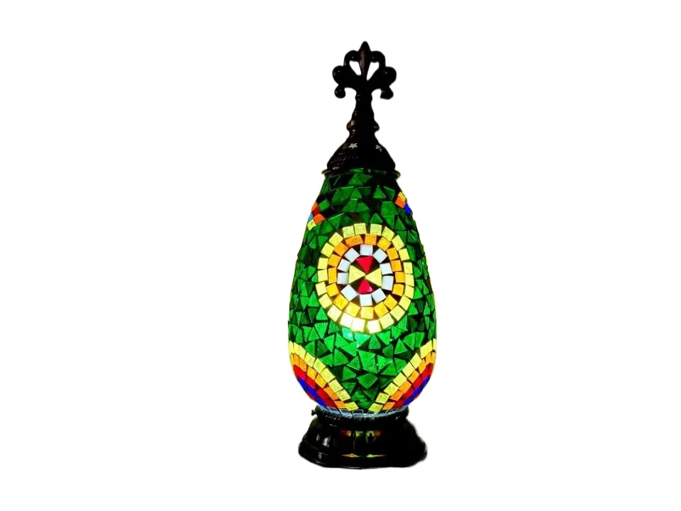 

Xinjiang retro mosaic bedroom bedside cafe Turkish decorative desk lamp
