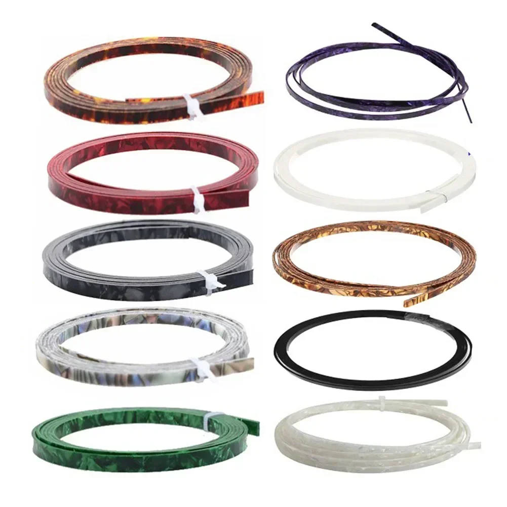 Wiązanie gitarowe Purfling Strip krawędź wykończenia wkładka szyi korpus narzędzie lutnicze dla 1600x6mm 1.5mm grubości celuloidowej akustycznej