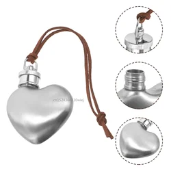 Outdoor Miniature Hip Flask Kettle Portable Wine Pot Small Hip Flask Heart Shaped Stainless Steel Wine Flask Water Bottle