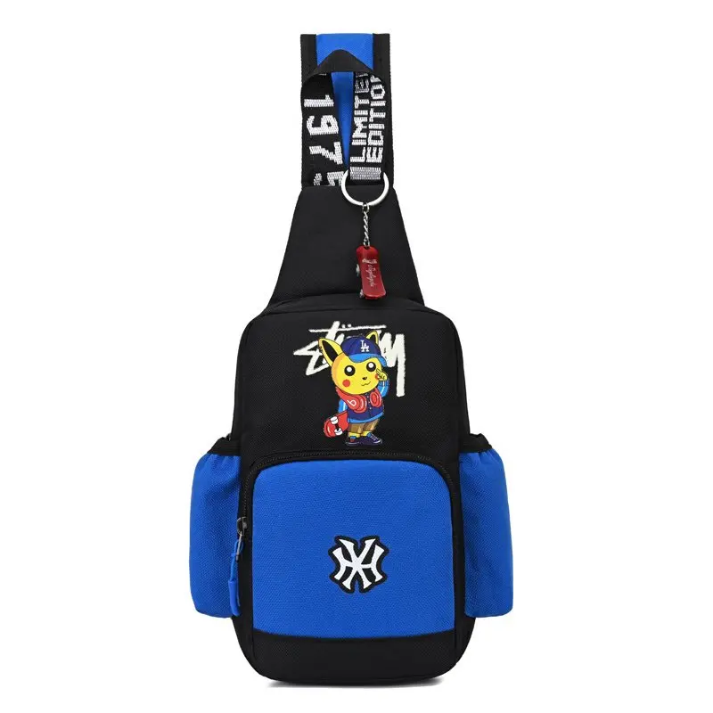 9 Pokemon Go Shoulder Bag Chest Pack Sports Pikachu Teen Crossbody Tote Bag Men Women Chest Bag Waist Bag Christmas Gift