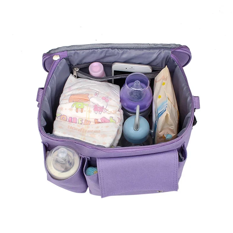 Sac de Rangement Multifonctionnel pour Poussette, Portable, pour Maman, Bouteille de Lait et d\'Eau