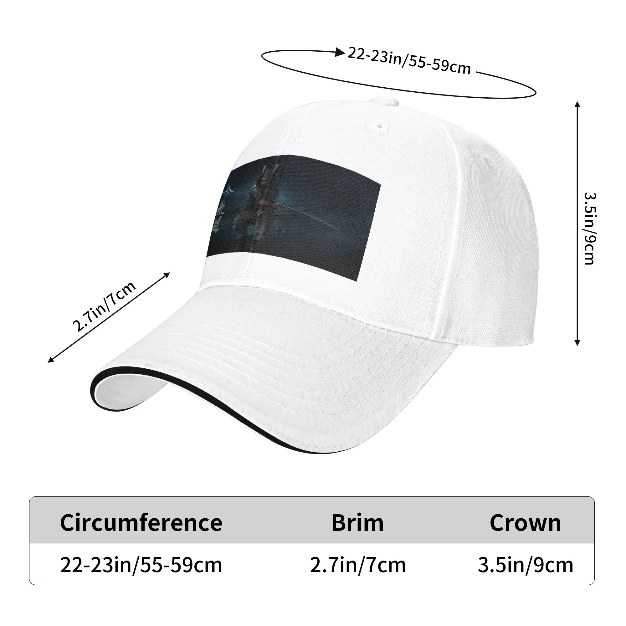 Samurai Spirits Cap Casual Baseball Caps Adjustable Hat Hip Hop Summer Unisex Baseball Hats Customizable