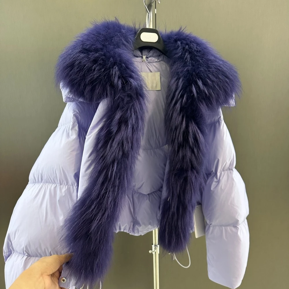 معاطف الشتاء 2025 ملابس خارجية فاخرة ذات علامة تجارية بسيطة معطف أنيق مصمم سميك ودافئ فضفاض بقلنسوة سترات طويلة للنساء #2