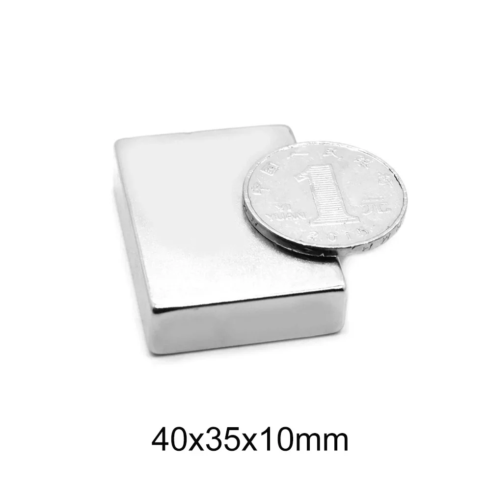 40x35x10 Thick Quadrate Magnets 40mm X 35mm X10mm For Home Refrigerators, Offices DIY 40x35x10mm Strong Powerful Magnet 40*35*10