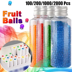 100/200/1000/2000 Pcs Mix Fruit Flavor Menthol Capsule Ice Mint Beads Explosion Cigarette Beads Capsule Filter Smoking Tools