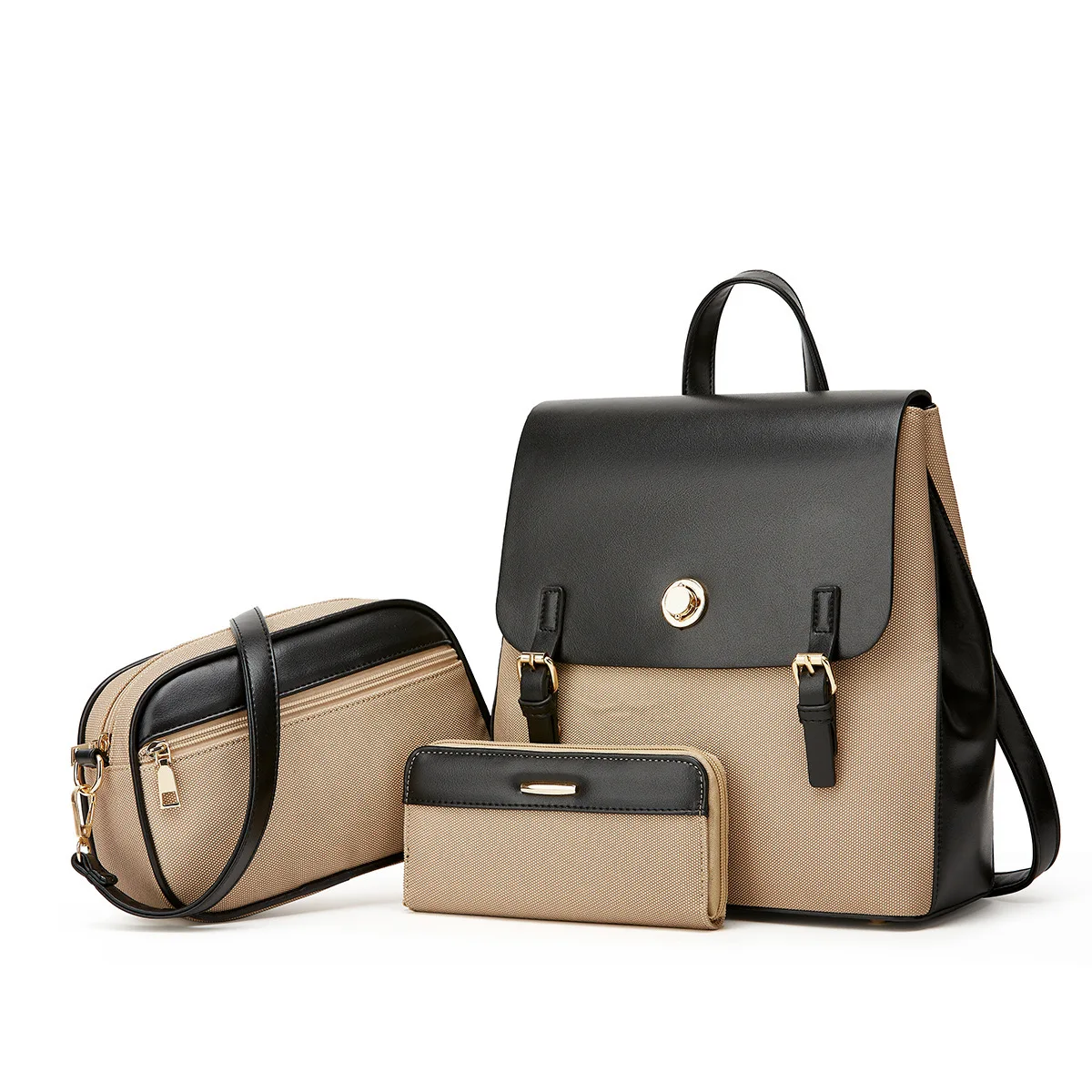 2024 New Arrival for Ladies | Trendy Backpack + Crossbody Bag + Stylish Small Bag | Fashionable Minority Three-Piece Set