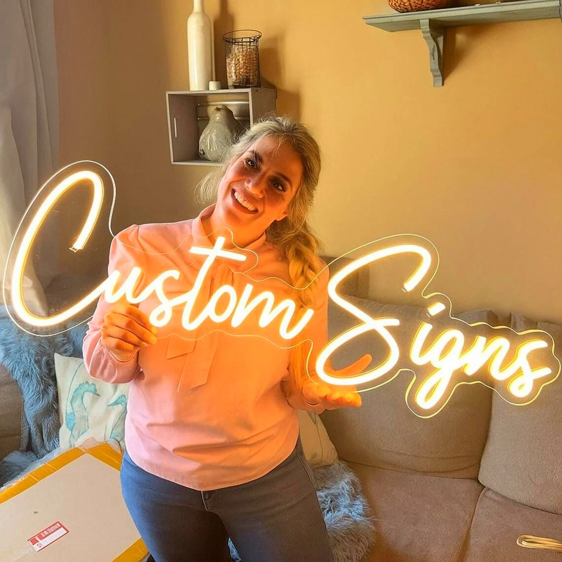 Custom Neon Sign Personalized LED Neon Sign USB Powered Multi Font Color For Wedding Birthday Party Bedroom Wall Decoration Neon
