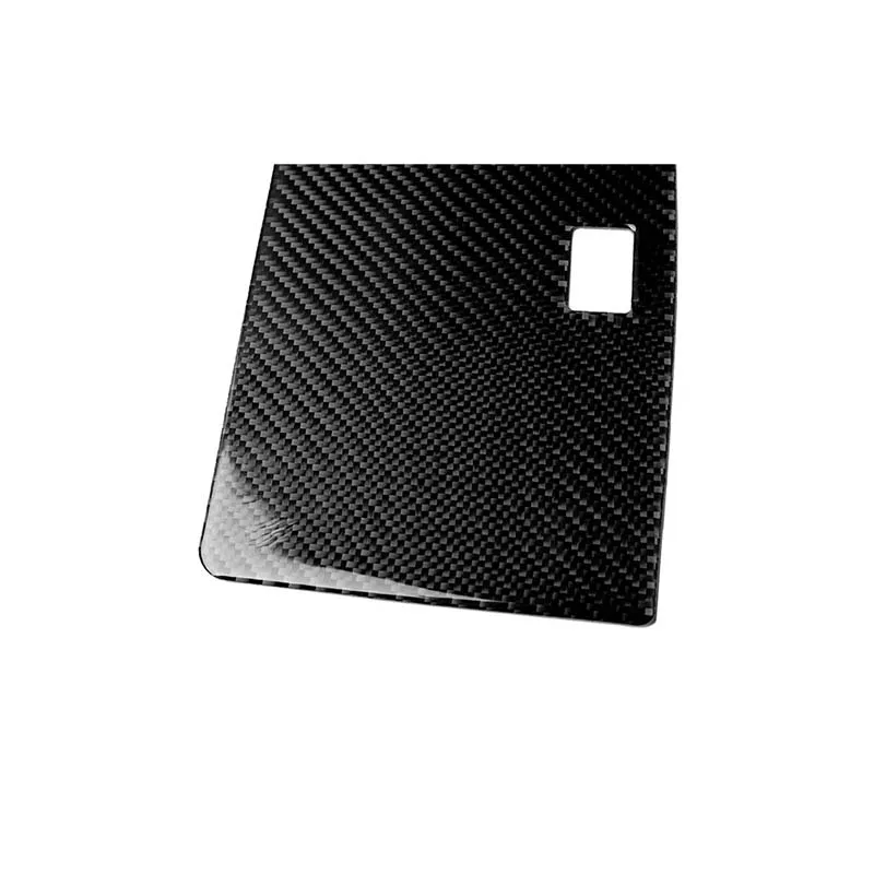 Carbon Fiber Sticker Interior Trim Car Center Console Navigation Panel Cover for Mercedes Benz C Class W204 Accessories