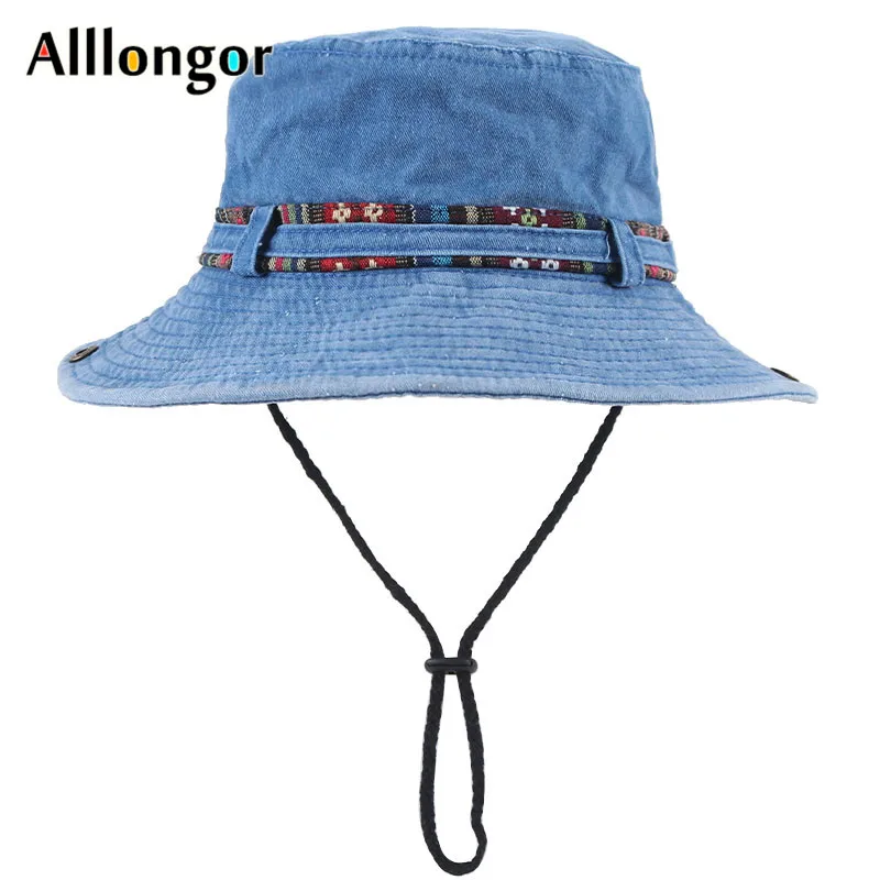 

Outdoor Panama Hats Unisex Bucket Hat Women Men Fashion 2023 Boonie Hat Hunting Hiking Fishing Climbing Cap Fisherman Sun Caps