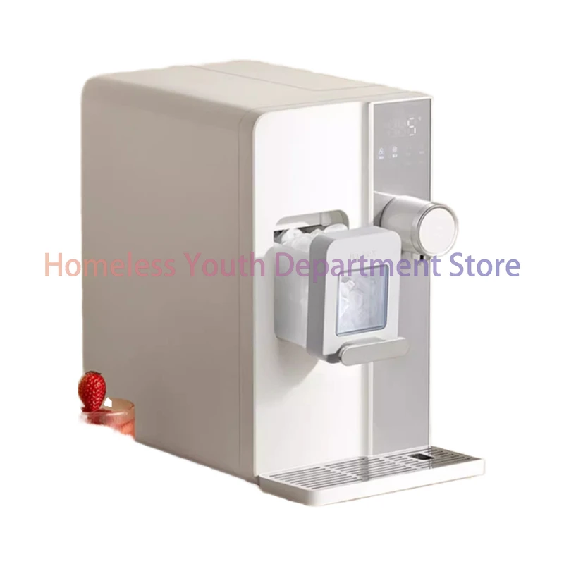 

Electric Desktop Water Dispenser & Ice Maker 2-in-1 Hot & Cold for Household & Hotel Use RV Application Plastic Housing