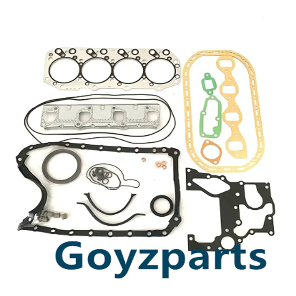 4JG1 4JG1T 5-87811-114-1 Full Gasket Set Kit for Isuzu HITACHI JCB IHI ZX70 80NX 8060 CTL70 Excavator Digger Skid steer Loaders
