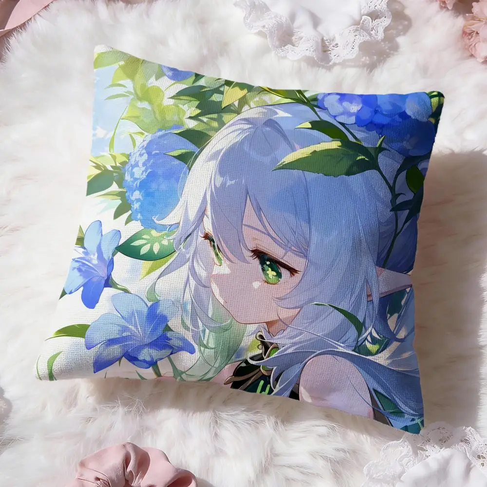 Nahida genshin impact Cushion Cover Premium Comfort Reversible Pillow Cove -Two in One Design for Any Room & Car Interior