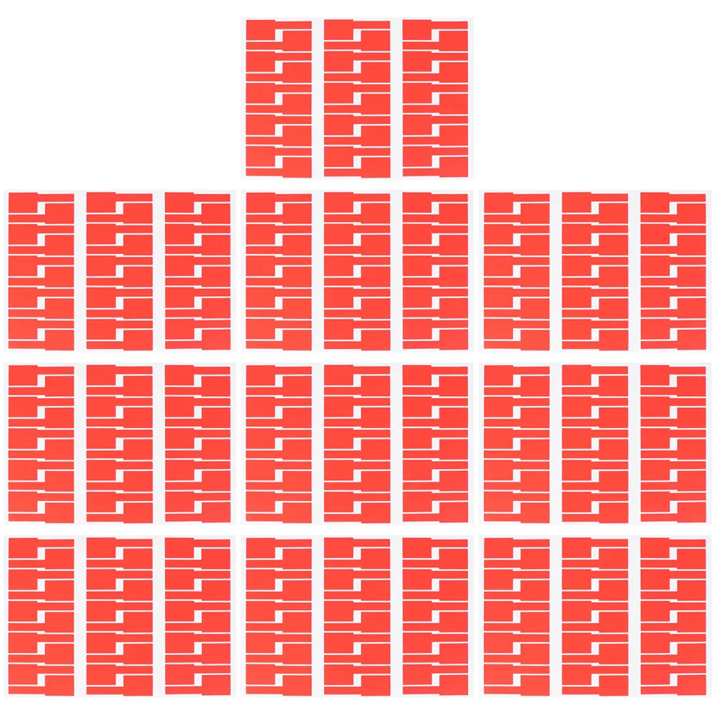 

10Pcs Waterproof Cable Label Stickers Bright Smooth Self Adhesive Identification Tags for Computer Room Cafe Factory Wiring