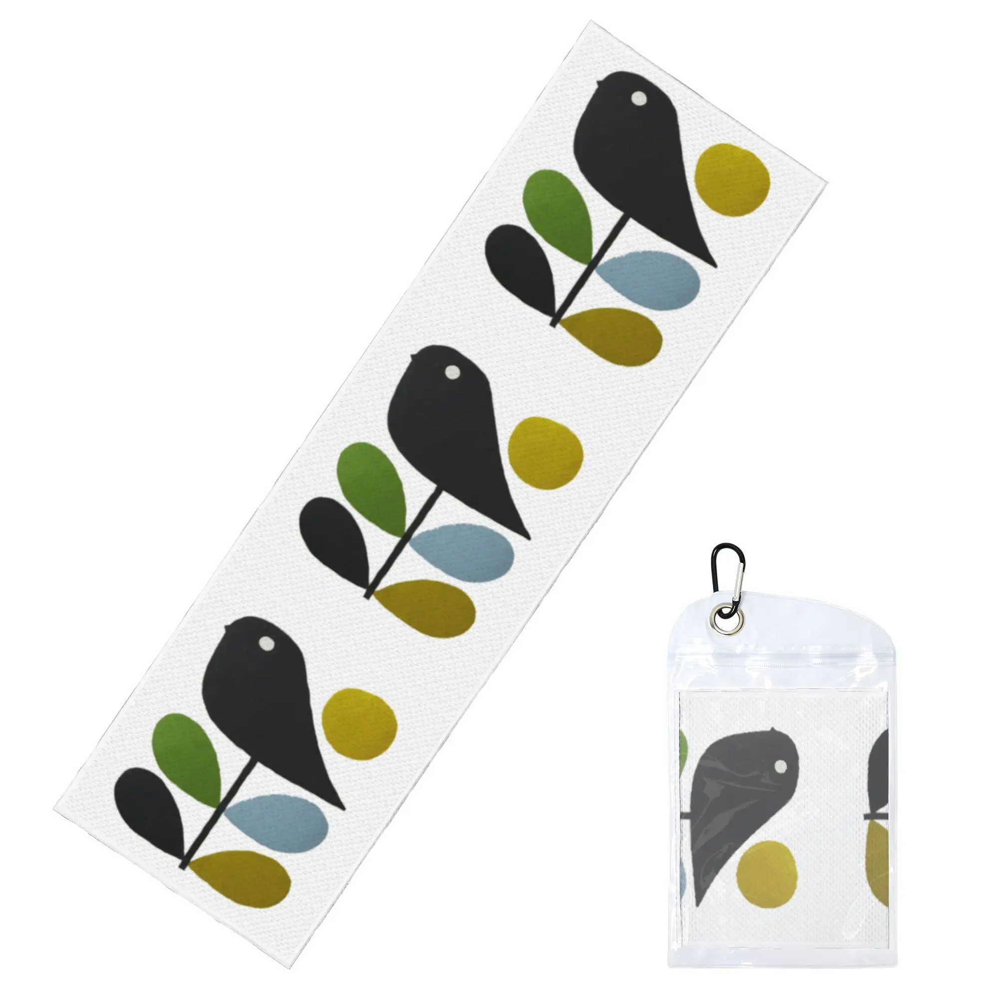 Orla Kiely Stem Bird Cold Exercise Towel  Scandinavian Flower Geometric Super Soft Breathable Instant Cooling Towel Yoga Towels