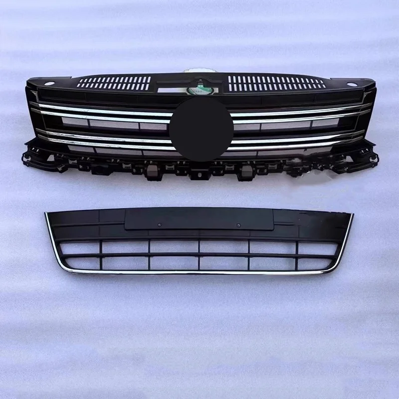

Front bumper Grill Assembly for Volkswagen vw Tiguan 13-16 Top Radiator Grille Bottom Net Car Accessories