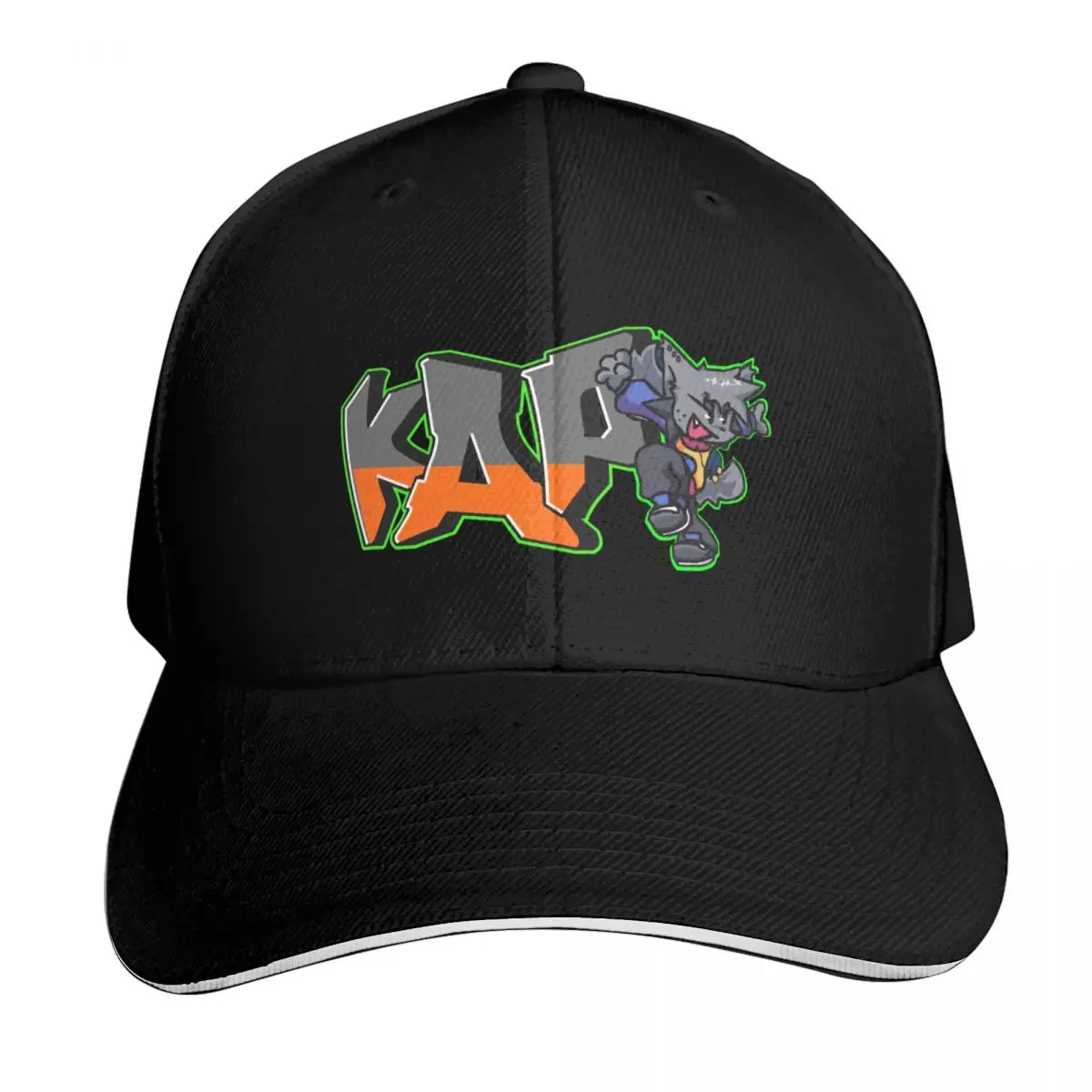 Gorra de béisbol con diseño de graffiti KAPI FNF, gorra para niños, gorra bonita, gorra de béisbol, gorra de verano, sombreros para hombres y mujeres
