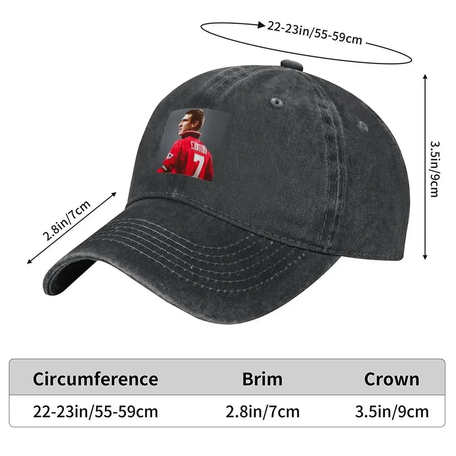 New Eric Cantona Poster Baseball Cap Vintage Golf Mountaineering Unique hats For Women 2026 Men's