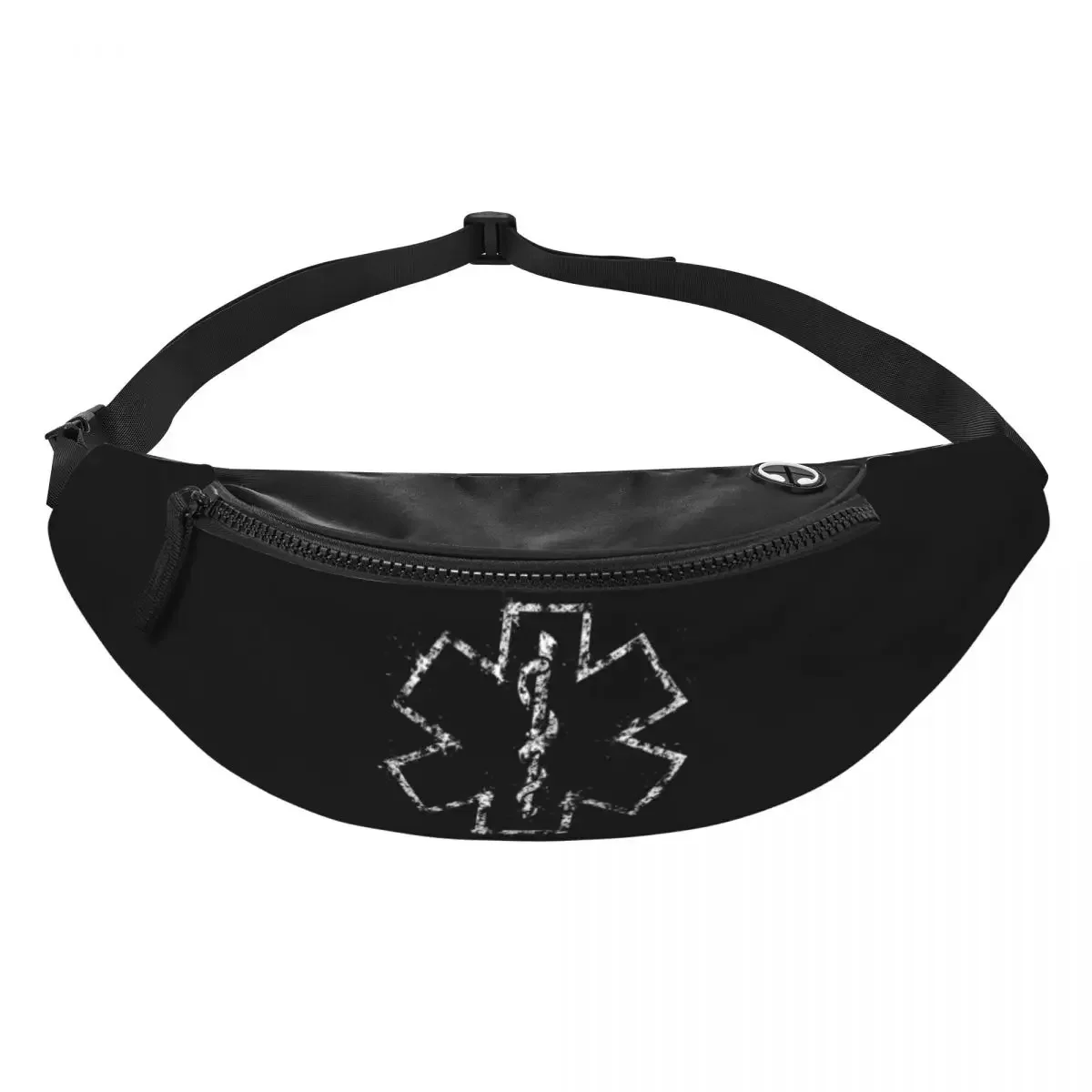 Star Of Life Fanny Pack for Men Women Cool Paramedic Medic Ambulance Crossbody Waist Bag Cycling Camping Phone Money Pouch