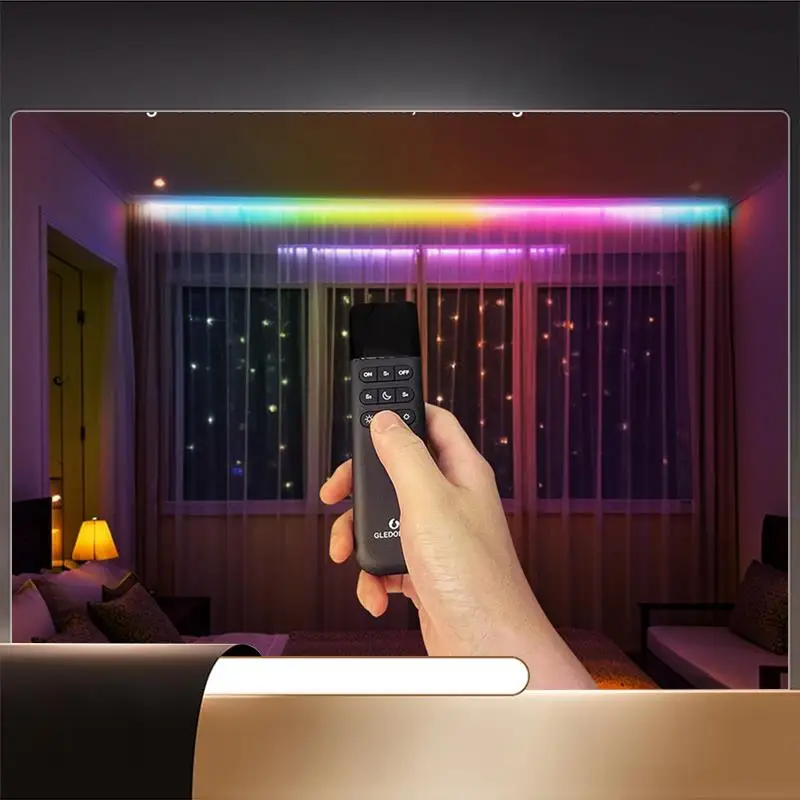 

GLEDOPTO WS2811 WS2812 SK6812 TM1814 WS2813 WS2815 WLED ESP32 LED Controller No Mic DIY Music For RGBIC Dynamic Modes-X64A