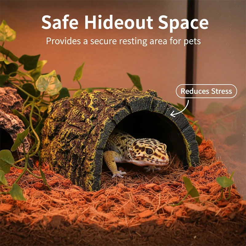 Escondite para reptiles – Refugio lagartos serpientes