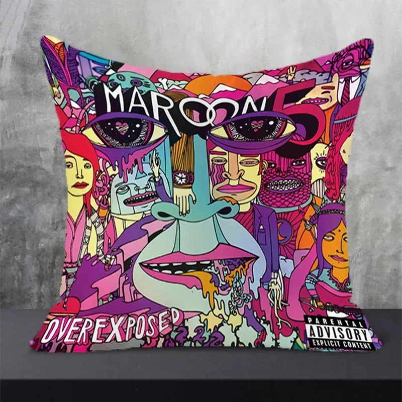 Pillow Hugs Home Decor Furniture Decorative Pillowcases Cafe Pillowcase Bar Room Art Maroon 5 Cushion Cover Cushions Sofa Covers