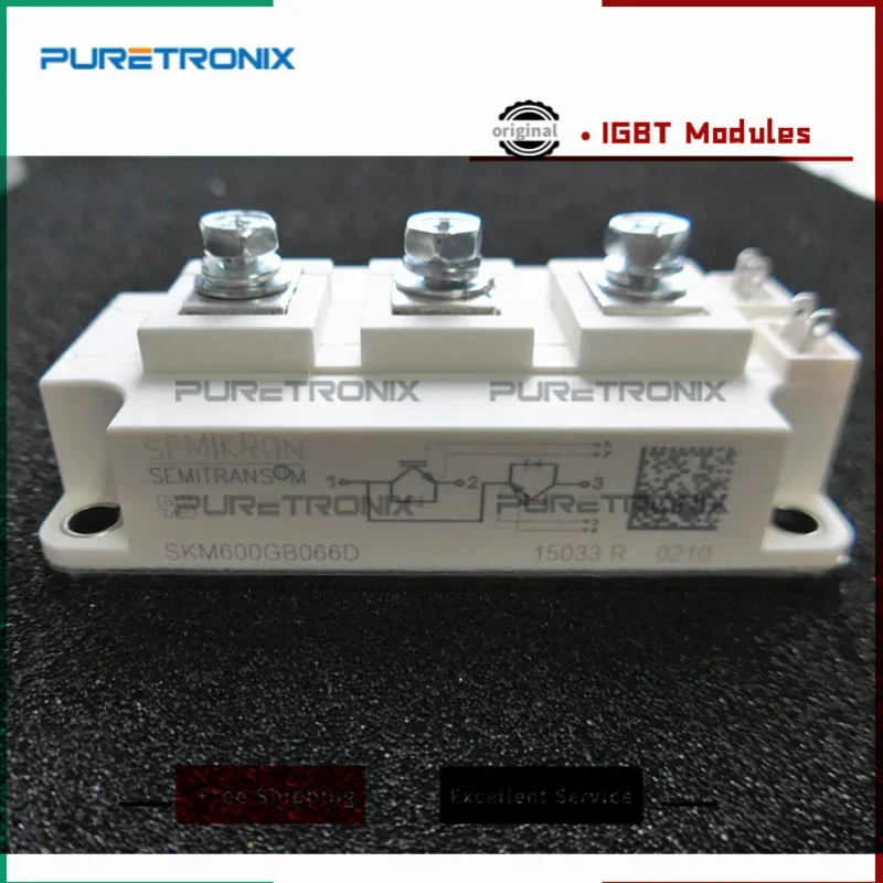 SKM400GB066D SKM600GB066D SKM300GB063D SKM400GB07E3 SKM600GB063D Novo Módulo De Alimentação Original