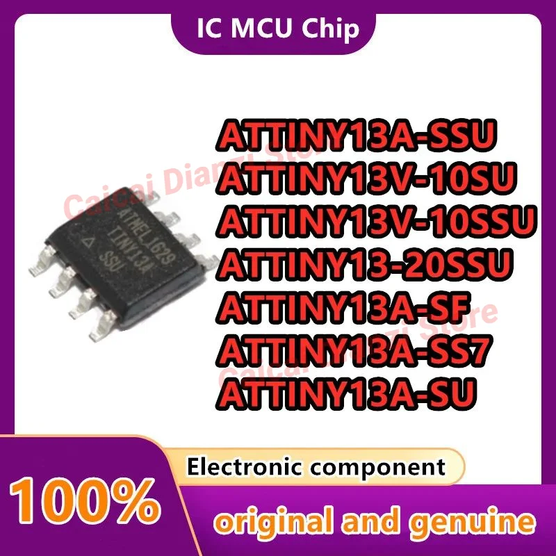 ATTINY13A-SU ATTINY13A-SS7 ATTINY13A-SF ATTINY13-20SSU ATTINY13V-10SSU ATTINY13V-10SU ATTINY13A-SSU(mcu/mpu/soc)