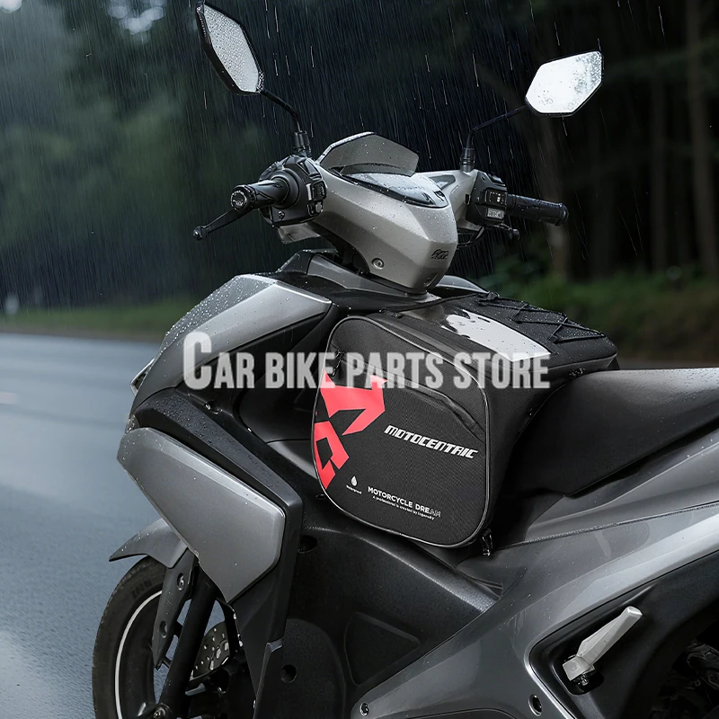 

25L Waterproof Motorcycle Rear Seat Bag Luggage Scooter Front Rack Bag Multifunctional Shoulder Helmet Bag Commuting Traveling