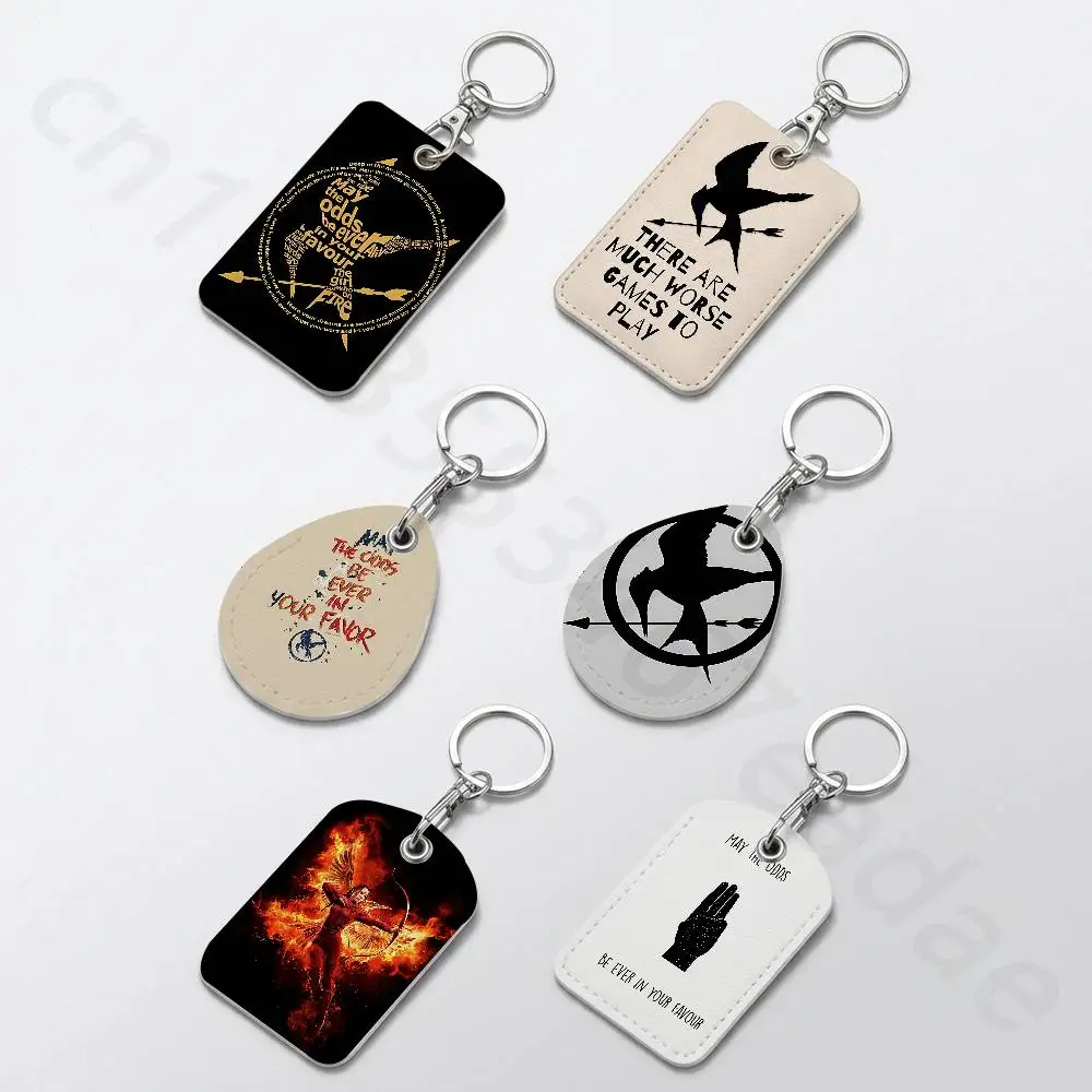 The H-Hunger G-Games Personalised Print Card Holder Suitable For Holder Girls Door Card Case Women Badge Holder Keychain
