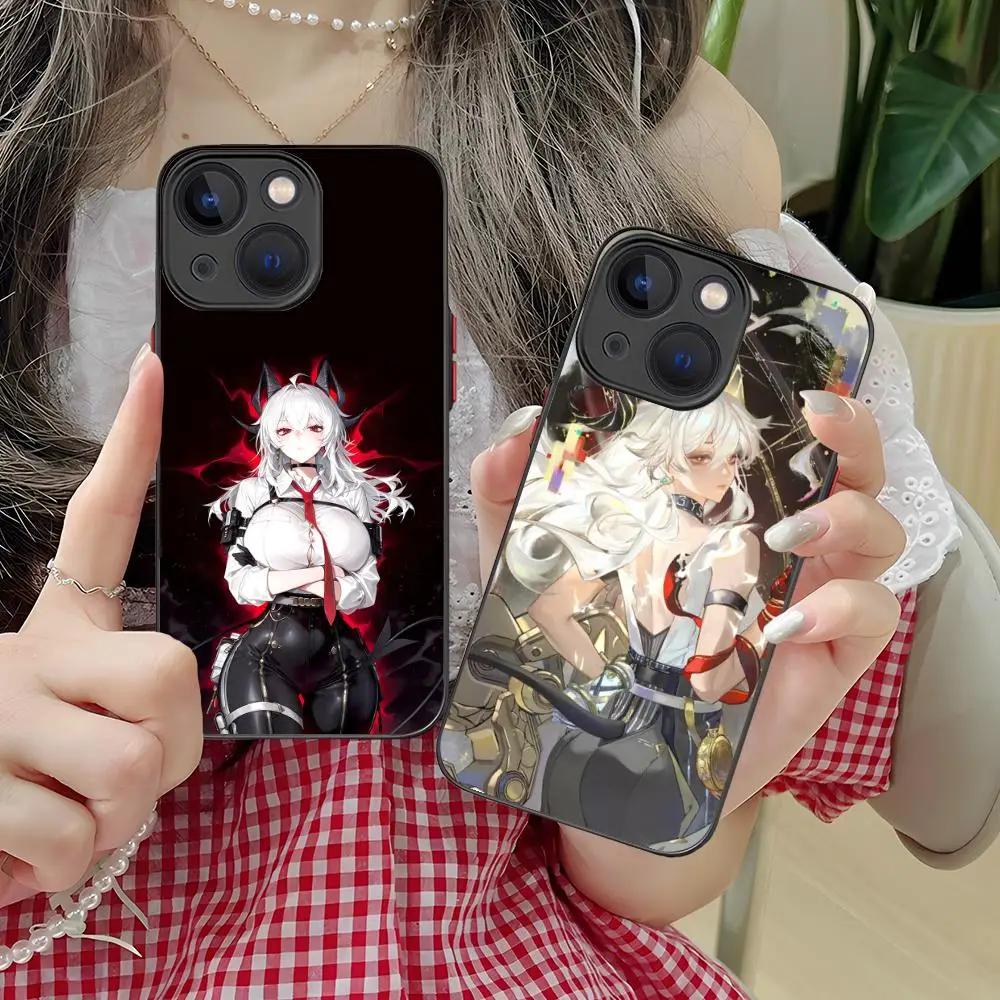 Wuthering Waves Zani Phone Case for iPhone 17 16 15 14 13 12 11 X XR XS 8 7 Pro Max Plus Mini Colour Silicone Cover Cover Pretty