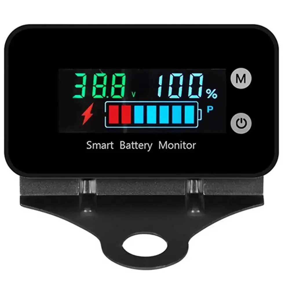 Car Motorcycle DC7-100V Digital Voltmeter LED Display Waterproof Voltage Tester Battery Moniter Gauge With Bracket