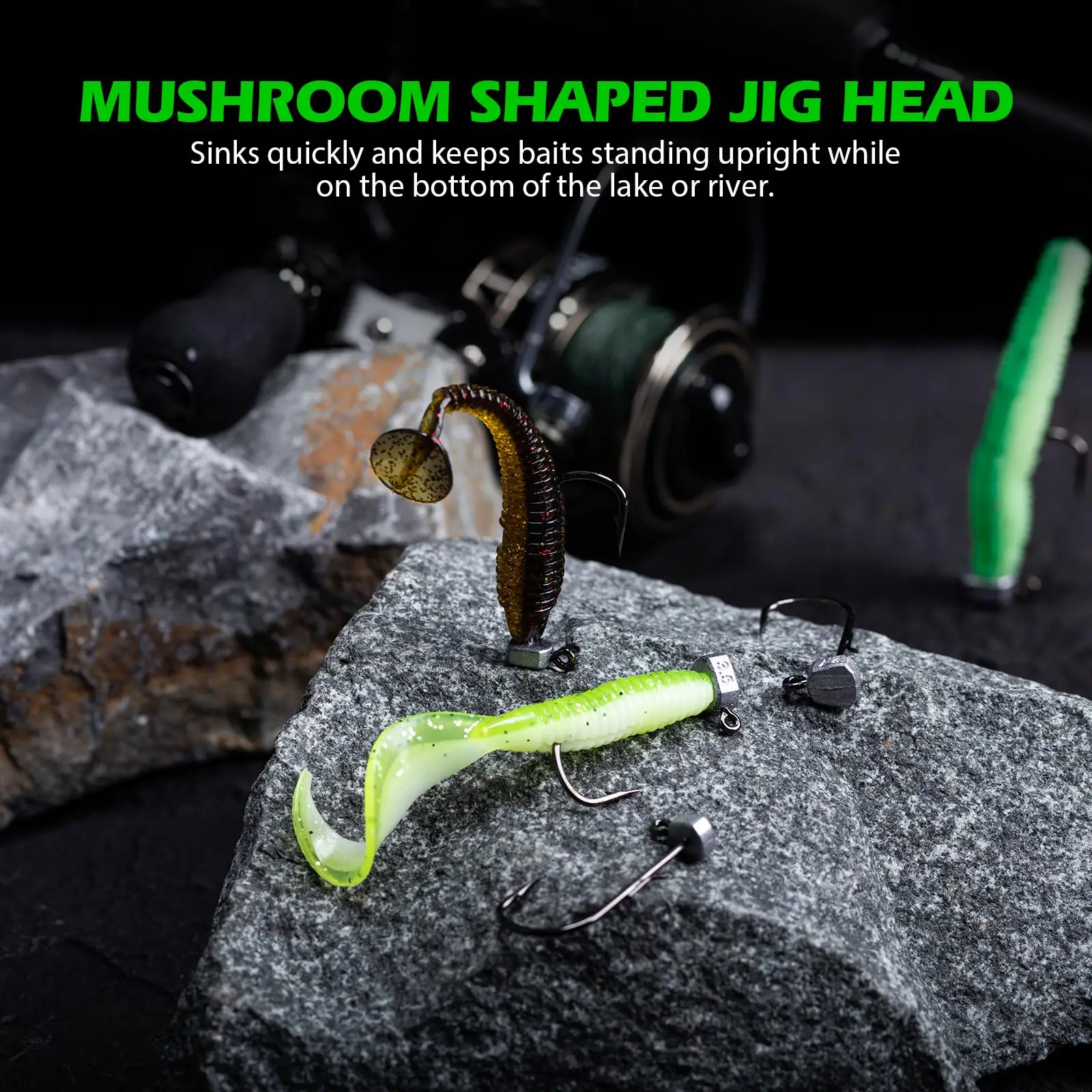 Anzuelos Jig Head Goture – Para pesca en agua dulce y salada - imagen 4