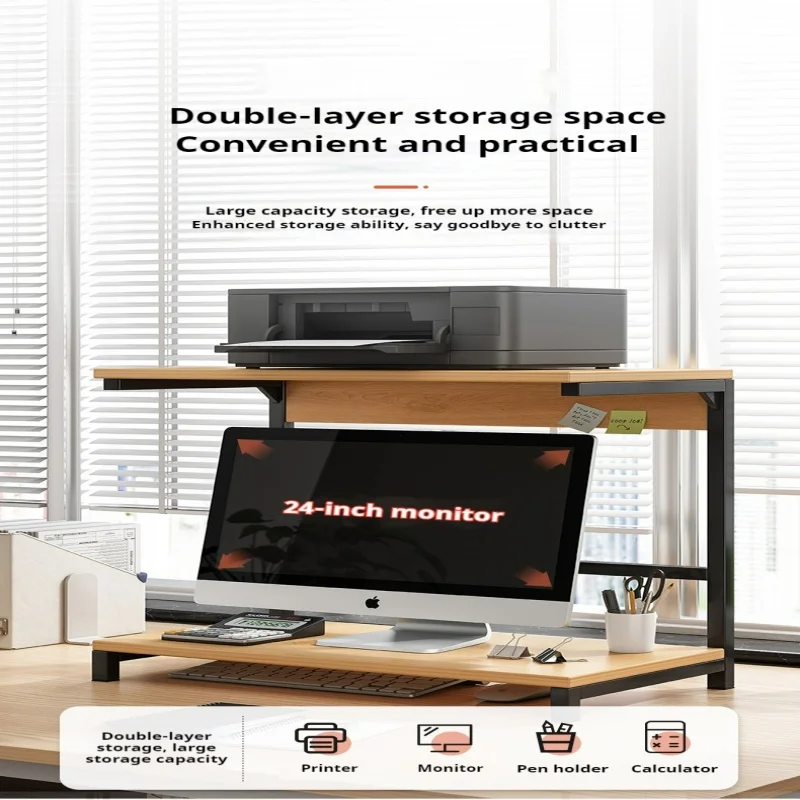 

Computer height-increasing stand monitor bracket base stand desktop bookshelf office desk storage rack Tablet Accessories