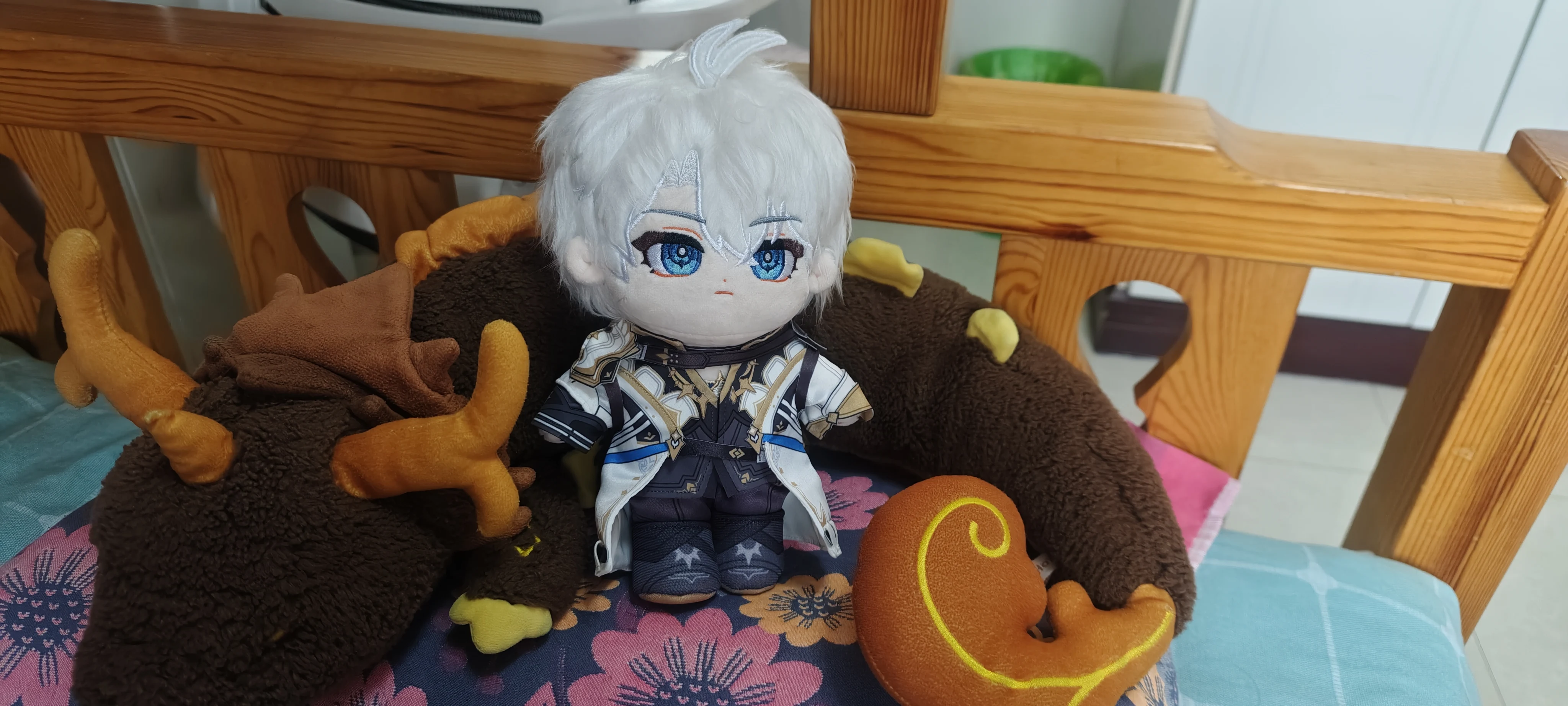 

Anime Cotton Doll Honkai Star Rail Phainon Body Soft Stuffed Toy for Gift with clothes Dress UP