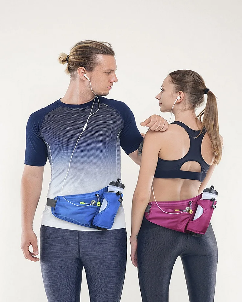 Outdoor Sports Waist Bag,Multifunctional Fitness Kettle Waist Bag,Waterproof Running Phone Bag, Sports Bag With Reflective Strip