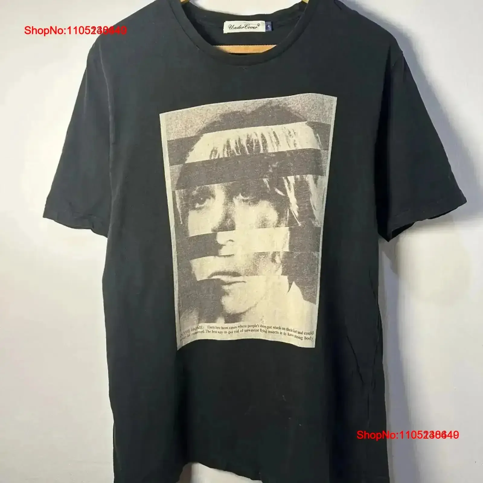 Undercover In The Home T Shirt size 4 vintage Washed graphic streetwear Breathable Top For Everyday Wear Comfortable Casual